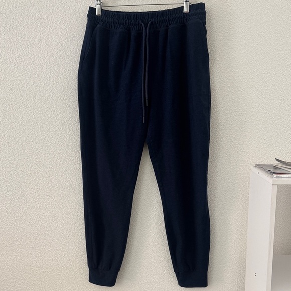 Beyond Yoga Pants - Beyond Yoga Womens Pull On Jogger Sweatpants Navy Blue Size Medium Athleisure
